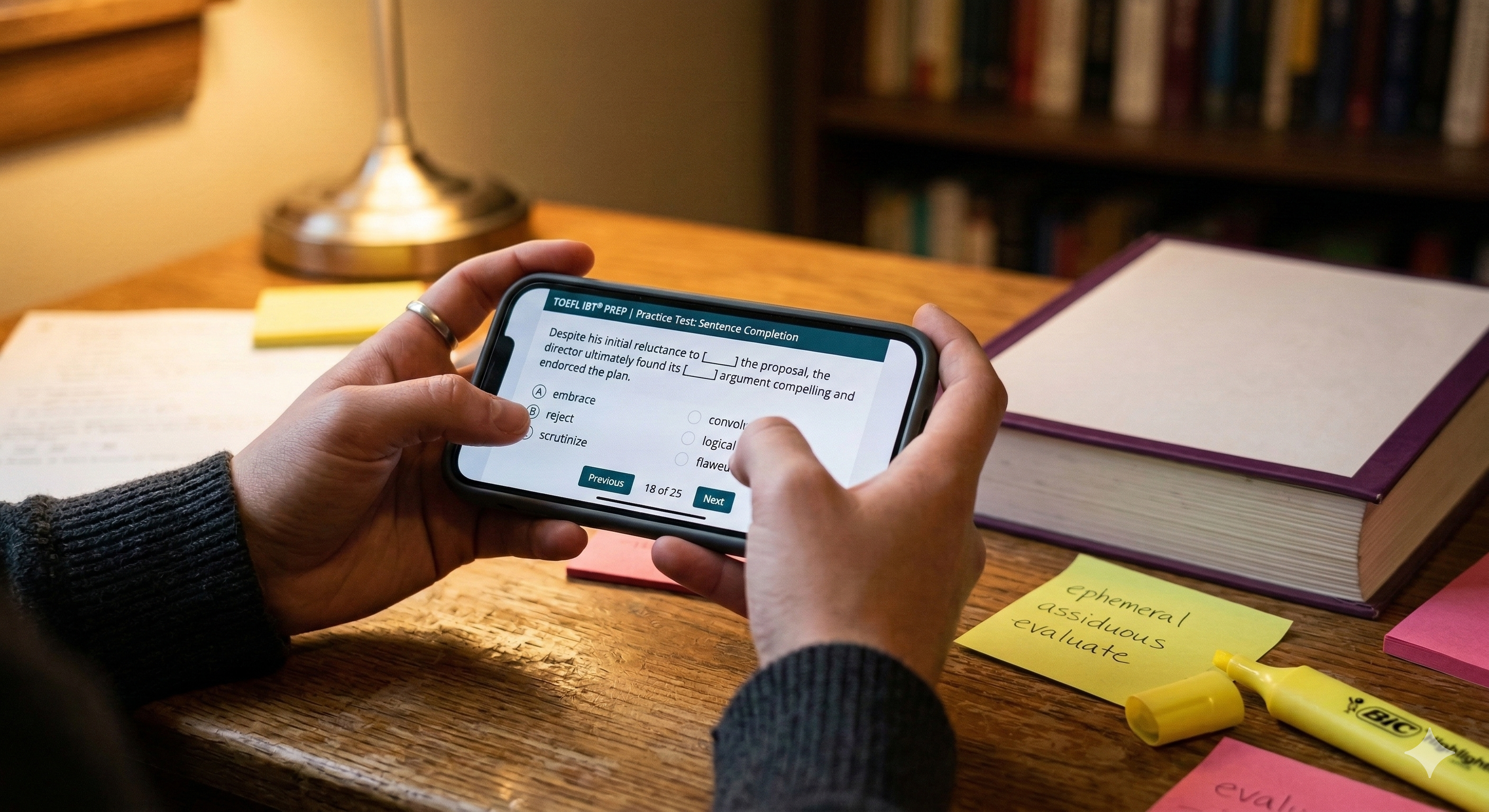 Reading articles and capturing vocabulary